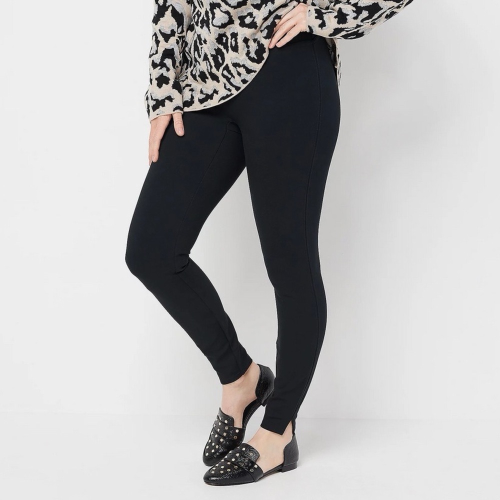 SPANX Black Slim Ponte Leggings